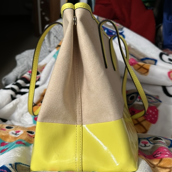 Kate Spade Street Tote Small Side Snap Top Handle Zipper Shoulder Bag - Picture 6 of 8